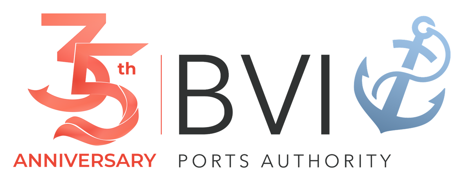 BVI Ports Authority 35th Anniversary Logo